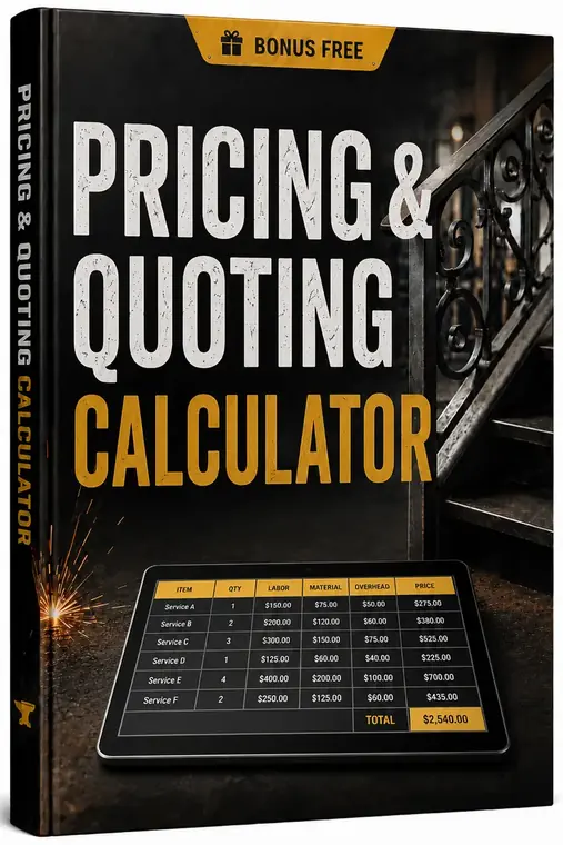Pricing & Quoting Calculator — bonus cover